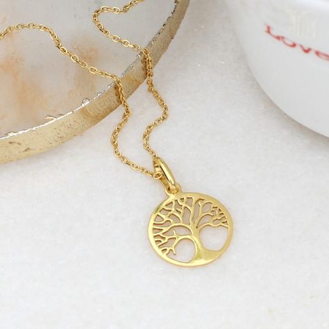 Necklaces | Hurleyburley Rose Gold Pearl, Sweet Necklace, Gold Tree, The Tree Of Life, Silver Tree, Tree Of Life Necklace, Tree Of Life Pendant, Personalized Initials, Personalized Necklace