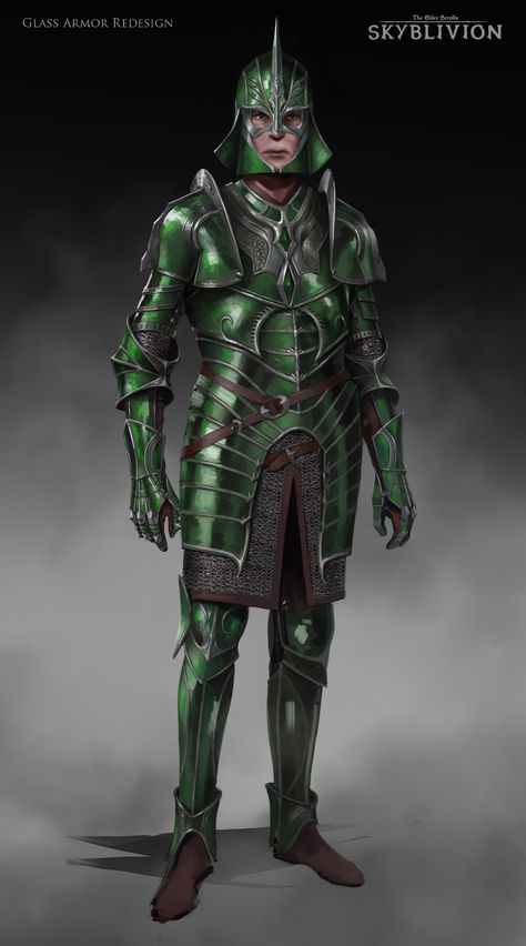 Skyblivion Armor, Glass Armor, Skyrim Armor, Fantasy Armour, Elder Scrolls Games, Skyrim Special Edition Mods, Skyrim Art, Armor Design, Elder Scrolls Art