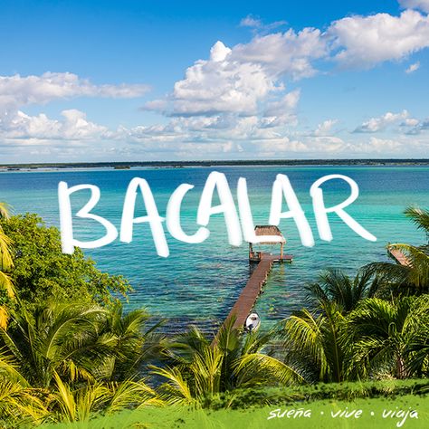 Cuando visites The Explorean Kohunlich no olvides visitar Bacalar que también se le conoce como Laguna de los Siete Colores debido a que se pueden distinguir diferentes tonalidades de azul debido por la profundidad del agua. #lifestyle #travel #QuintanaRoo #FiestaAmericana #Hotel #Kívac #Bacalar #México Stickers Scrapbook, Lifestyle Travel, Vacation Ideas, Scrapbook Stickers, Travel Poster, Travel Posters, Light Box, Neon Signs, Hotel