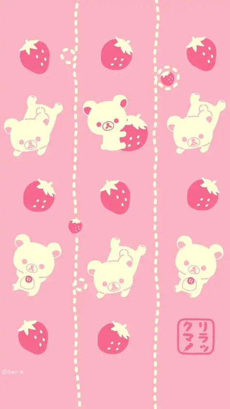 Korilakkuma Wallpaper, Rilakkuma Wallpaper, Cocoppa Wallpaper, Sanrio Wallpaper, Ios Wallpapers, Cute Patterns Wallpaper, Wallpaper For Your Phone, Homescreen Wallpaper, Kawaii Wallpaper