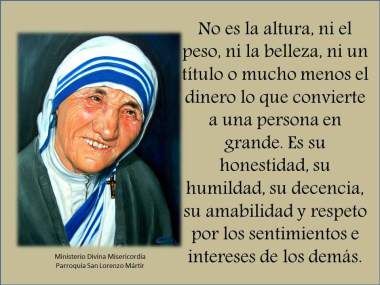 Mother Theresa Quotes, Mother Teresa Quotes, Catholic Quotes, Mother Teresa, Catholic Prayers, Motivational Phrases, Spanish Quotes, In Spanish, Quotes About God