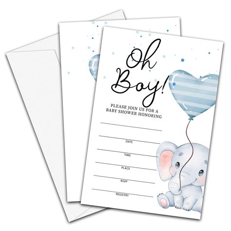 Boss baby invitation layout