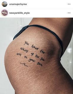 "You have the waves of the sea writ on your skin" Tattoo For Ocean Lovers, All Waves Eventually Pass Tattoo, Sea Waves Tattoo, Sea Wave Tattoo, To The Sea Tattoo, Sea Related Tattoos, Sea Inspired Tattoos, Waves Quotes, Sea Tattoo Ideas