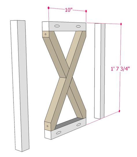 Multi Use Side Table Building Plan Apieceofrainbowblog (6) Farmhouse Furniture Plans, End Table Plans, Free Building Plans, Farmhouse End Tables, Diy Side Table, Farmhouse Side Table, Diy End Tables, Building Furniture, Bilik Tidur