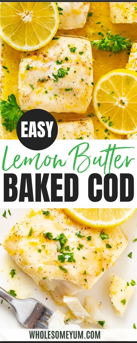 Baked Cod RecipeBaked Tilapia
Chilean Sea Bass
Pan Seared Salmon
Baked Flounder
 - One of my favorite things ever is showing you my super simple staples for a busy weeknight dinner… like my oven baked cod recipe. Nope, this easy 20-minute meal isn’t fancy. Like many of my other fish recipes, it’s the one for nights I’d rather be with my family instead of in the kitchen. For nights when I’m just tired. For nights I get home and it’s already dinnertime. If you’re having one of those nights, don’t How To Bake Cod, Cod Fish Recipe, Cod Fish Recipes Baked, Cod Fillet Recipes, Lemon Baked Cod, Oven Baked Cod, Sea Bass Recipes, Baked Cod Recipes, Cod Fish Recipes