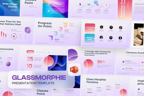 GlassMorphie Morph PowerPoint Template Incl. morph & glassmorph - Envato Elements Morph Powerpoint, Background Widescreen, Process Infographic, Infographic Powerpoint, Download Sign, Blog Video, Template Site, Music Design, Light Background