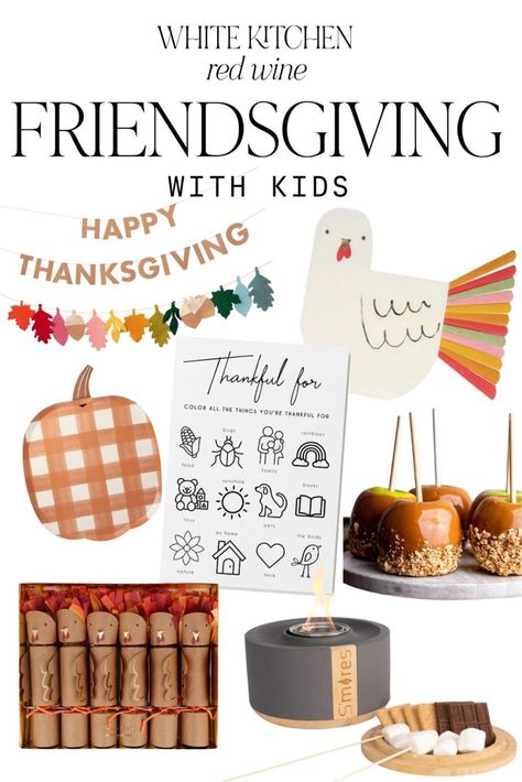 Thanksgiving Kids Table Settings, Flannel And Friends Friendsgiving, Toddler Friendsgiving Party, Friendsgiving For Kids Ideas, Thanksgiving Mood Board, Friendsgiving With Kids, Thanksgiving Party For Kids, Preschool Friendsgiving, Kids Friendsgiving Party Ideas