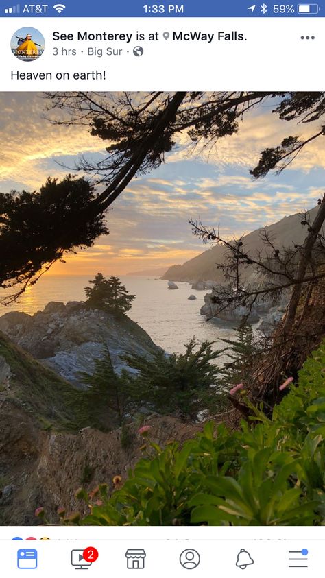 Sound Of Waves, California Coastline, The Sound Of Waves, Connect With Nature, Monterey Ca, Monterey Bay, Camping Activities, Travel Activities, Beautiful View