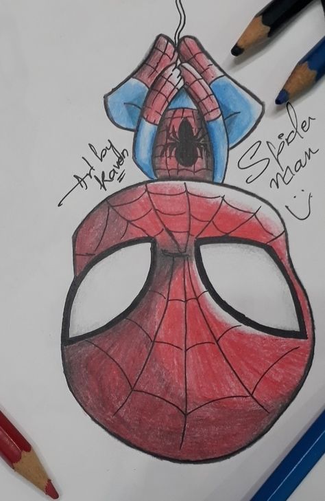 Art Sketchbook Spider Man, Spider Man Graffiti Art, How To Draw Spider Man, Marvel Sketches Easy, Spiderman Drawing Sketches, Spider Man Drawings, Marvel Characters Drawings, Spider Man Doodle, Spiderman Drawings