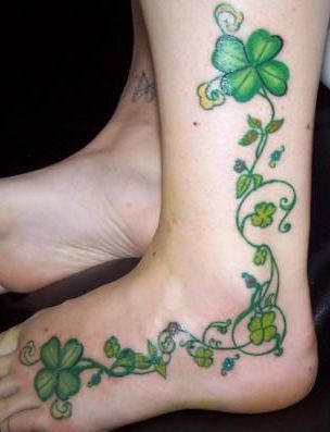 Four Leaf Clover Drawing, Celtic Tattoo For Women, Shamrock Tattoos, Vine Tattoo, Irish Tattoos, Clover Tattoos, Celtic Tattoo, Vine Tattoos, Want To Draw