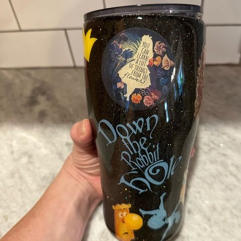 Custom 30oz Alice in Wonderland Tumbler Alice In Wonderland Tumbler, Wonderland Theme, Alice In Wonderland Theme, Custom Cups, Custom Tumbler, Custom Tumblers, Alice In Wonderland, Tumbler, Closet