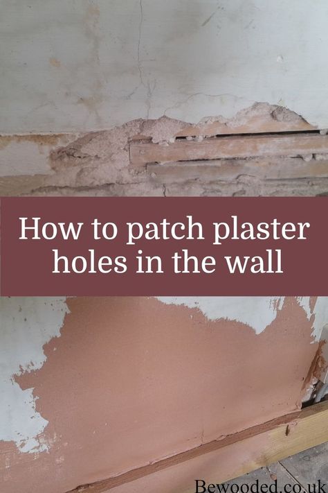 Patching Plaster Walls, Old Plaster Walls, Repairing Plaster Walls, Holes In The Wall, Plastered Walls, Plaster Paint, Drywall Repair, Remodeling Mobile Homes, Skirting Boards