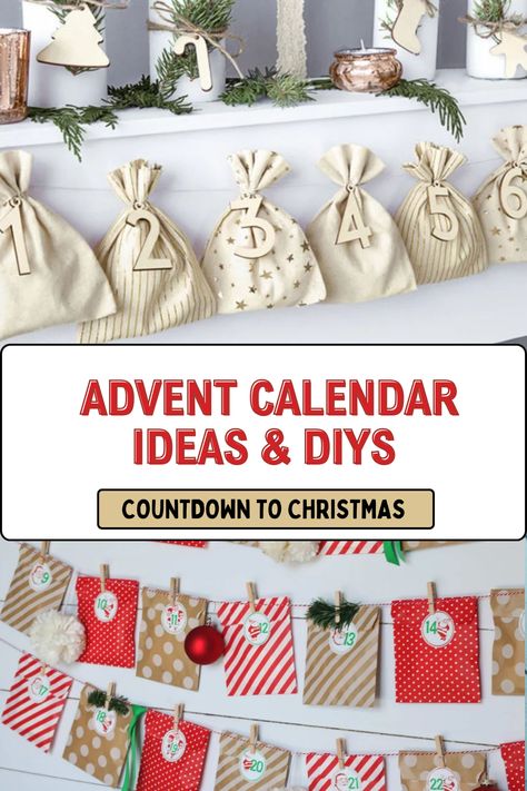 Let the fun and festivities of the holiday season begin with the advent calendar. Whether you want to buy one or DIY one we have advent calendar ideas to help you kick off the holiday season! There are so many ways to decorate for Christmas. This is an easy way to add to the holiday decor and enjoy the seasonal holiday activities. It is a fun and festive way to Countdown to Christmas! Find these 15+ Advent Calendar ideas and Advent Calendar DIYs more ideas for Christmas at DearCreatives.com Mitten Advent Calendar, Reusable Advent Calendar Diy, Adult Advent Calendar Ideas, Make Advent Calendar, Homemade Advent Calendar Ideas, Diy Advent Calendar Fillers, Easy Diy Advent Calendar, Advent Calendar Ideas Diy, Ways To Decorate For Christmas