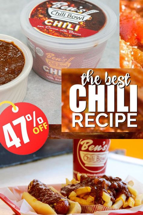 Our fresh homemade chili and delicious half smokes are still made with love, using the original secret recipe and you can saves $4 off their total when they use a coupon code at Ben's Chili Bowl. 🌶️ Best Chili Recipe, Chili Bowl, Homemade Chili, Chili Recipe, Secret Recipe, Chili Recipes, Super Sale, Promo Codes, Coupon Code