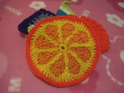 Crochet Orange Slice, Citrus Slice, Crochet Orange, Orange Slice, Orange Slices, Free Crochet Pattern, Free Crochet, To Read, Free Pattern