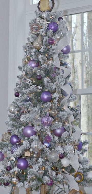 Lavender Christmas White And Lavender Christmas Tree, Lavender Christmas Decorations, Lilac Christmas Decorations, Lavender Christmas Decor, Purple And White Christmas Tree, Mauve Christmas Tree, Lilac Christmas Tree, Lavender Christmas Tree, Mauve Christmas