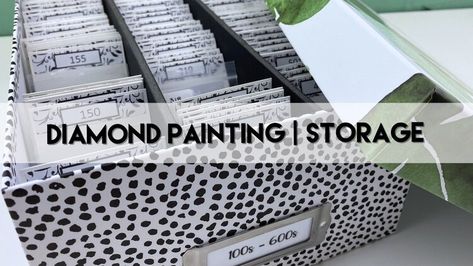 Diamond Dot Storage Ideas, Drill Storage, Diamond Painting Storage, Bead Storage, Diamond Paint, Art Storage, How To Store, Craft Storage, Storage System