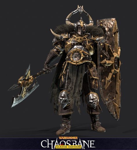 ArtStation - WARHAMMER CHAOSBANE - Chaos Warrior Chaos Warrior, Predator Artwork, Warhammer Fantasy Roleplay, Caracter Design, Witcher Art, Warhammer Aos, Character Artist, Warhammer 40k Art, Warhammer Models