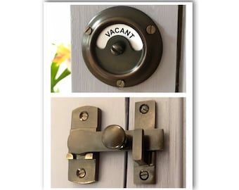 Bathroom Door Locks, Art Deco Bathroom, Toilet Door, Multi Picture, Bolt Lock, Kitchen Wardrobe, Toilet Bathroom, Vintage Hotels, Fitting Room