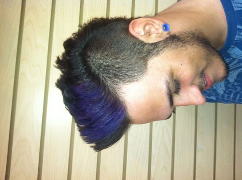 Mohawk with peekaboo color Peekaboo Color, Legally Blonde, Mens Hairstyles, Style Me, Blonde, Hair Styles, Hair, Color