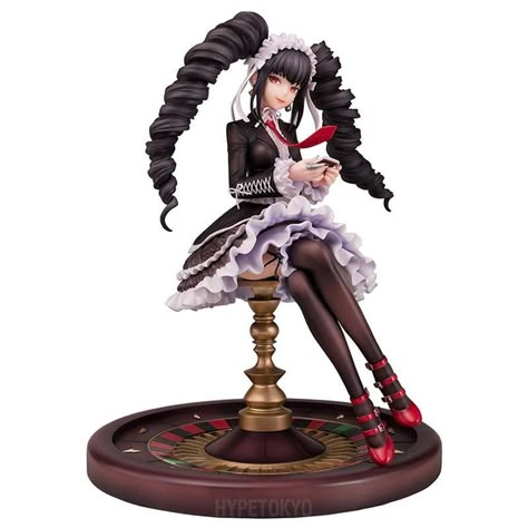 Cool Anime Figures, Creepy Figures, Anime Figure Poses, Danganronpa Figures, Anime Figures Collection, Celestia Ludenberg, Cool Figures, Figures Anime, Danganronpa Trigger Happy Havoc