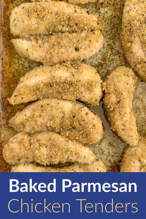 Chicken Tenderloins In Oven, Best Chicken Parmesan Recipe, Chicken Tender Recipes Baked, Baked Chicken Tenderloins, Homemade Chicken Parmesan, Baked Parmesan Chicken, Best Chicken Parmesan, Oven Baked Chicken Tenders, Baked Breaded Chicken