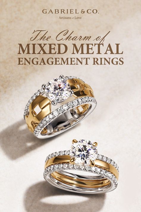 Twisted engagement rings