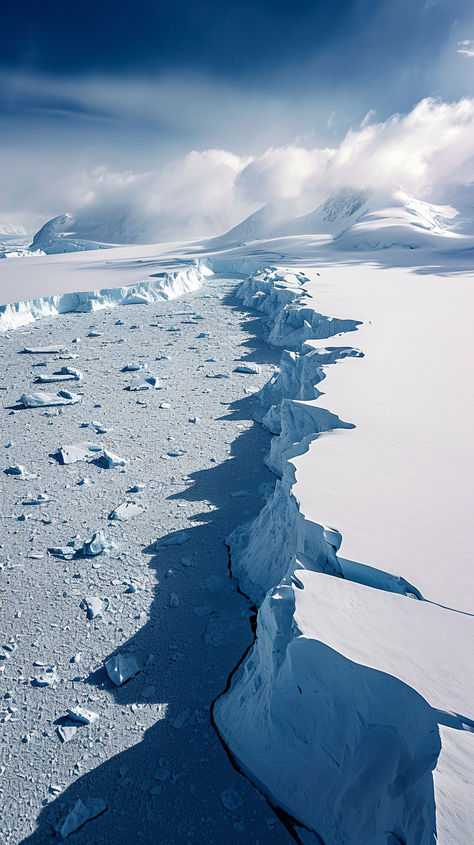 Antarctica's story unveiled in editorial photography's arctic tapestry. Arctic Photography, Coastal Landscape, Snowy Mountains, Incredible Places, Awe Inspiring, Editorial Photography, Brush Strokes, Landscape Photography, Editorial