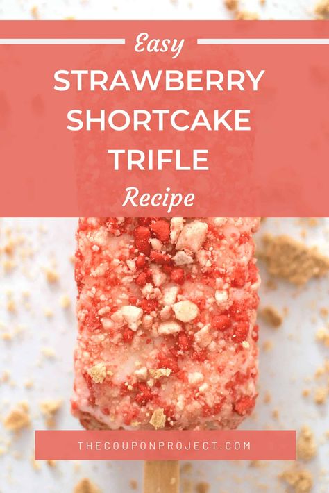 Good Humor Strawberry Shortcake Trifle, Good Humor Strawberry Shortcake, Strawberry Ice Cream Bar, Strawberry Shortcake Ice Cream Bars, Shortcake Trifle, Oreo Trifle, Shortcake Recipes, Trifle Dessert Recipes, Strawberry Shortcake Trifle