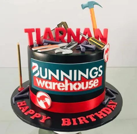 Bunnings Cake, Bunnings Birthday, Kids Birthday Party Themes, Kids Themed Birthday Parties, Cupcake Ideas, Birthday Bash, 4th Birthday, Party Cakes, Birthday Theme