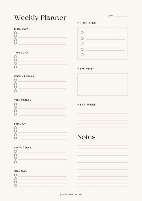 Minimalist Clean Weekly Planner Planner Organization Weekly, Goodnotes Assignment Planner, Simple Planner Template, Student Planner Printable Aesthetic, Goodnotes Template Free To Do List, Pdf Planner Pages Free, Week Planner Ideas, Goodnotes To Do List Template Free, Good Notes Weekly Planner