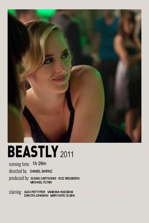 Beastly Movie, Romcom Movies, Movies To Watch Teenagers, Movie Hacks, Classic Films Posters, Night Film, Iconic Movie Posters, Movie To Watch List, New Movies To Watch