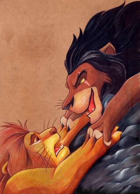 Mufasa and Scar by Frog-FrogBR - The Lion King Scar And Mufasa, Scar Lion King, Lion King 3, Lion King Tattoo, King Drawing, Long Live The King, Lion King 1, Lion King Drawings, The Lion Sleeps Tonight