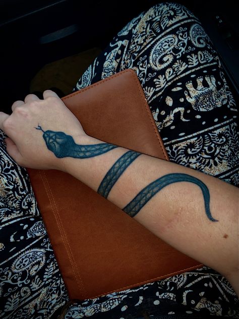 Snake Tattoos Rapped Around Arm Tattoo, Rattlesnake Wrapped Around Arm Tattoo, Snake Head On Hand Tattoo, Wrapped Snake Tattoo, Wraparound Snake Tattoo, Snake Wrapped Around Arm Tattoo Men, Snakes Wrapped Around Arm Tattoo, Snake Tattoo Leg Wrap, Snake Wrist Tattoo Wrap