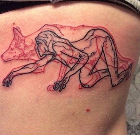 . Werewolf Tattoo, Henne Tattoo, Explore Tattoo, Incredible Tattoos, Wolf Tattoos, Wolf Tattoo, Sleeve Tattoo, Animal Tattoos, Get A Tattoo