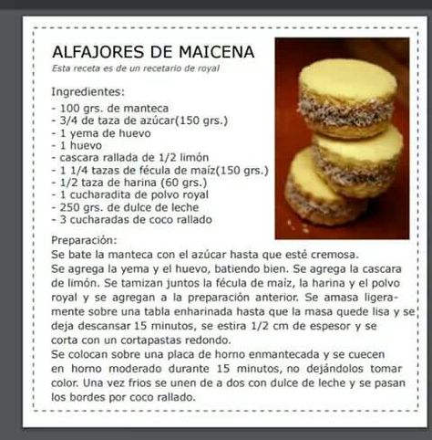 Receta Alfajores de maicena Coffee Wine, Healthy Food Motivation, Mini Desserts, Cupcake Recipes, Macarons, Muffins, Food And Drink, Healthy Recipes, Bread