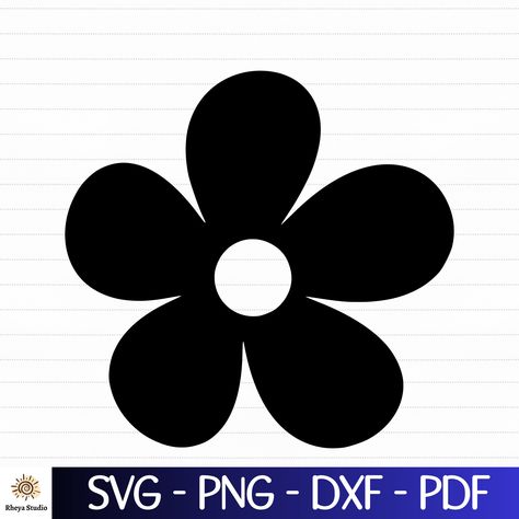 Acrylic Rounds, Girl Shirt Svg, Daisy Svg, Hippie Flowers, Flower Svg, Svg Designs, Cool Stickers, Shirt Svg, Book Making