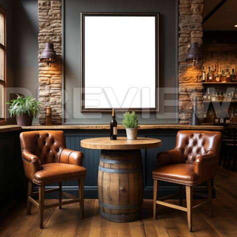 20 Best Home Design Trends For 2024 Sepia Wall Art, Bar Nook, Whiskey Lounge, Bourbon Room, Sleek Bar, Whiskey Room, Nook Decor, Mockup Frame, Lounge Bar