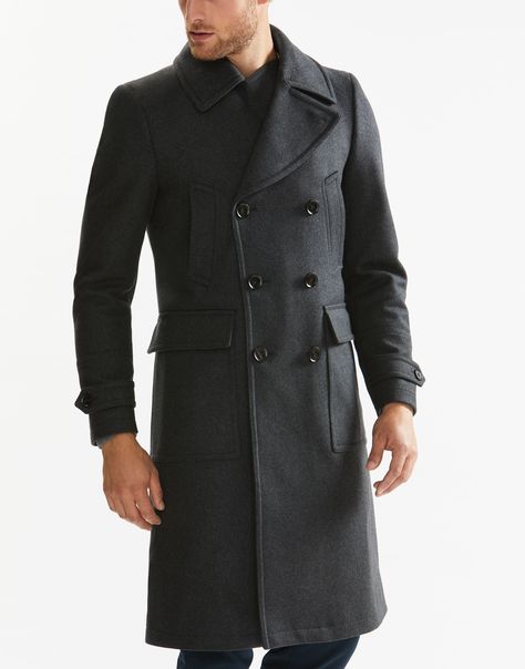 New Belstaff Milford Trench Coat A Life Less Ordinary, Field Jacket, Mens Casual Outfits, Pattern Mixing, Waxed Cotton, Wool Coat, Plus Clothing, Heather Grey, Trench Coat