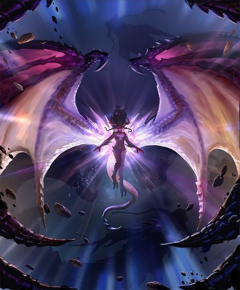 Card: Stormborne Wings Dragon Girl, Demon Art, Fantasy Monster, Dragon Artwork, Mythical Creatures Art, Fantasy Concept Art, Arte Fantasy, Fantasy Inspiration, Dragon Art