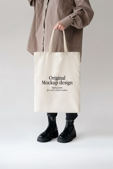 Mockup Totebag, Recycle Bag Design, Tote Bag Photoshoot, Tote Bag Template, Canvas Tote Bag Design, Eco Bag Design, Fashion Mockup, Blank Tote Bag, Black And White Tote Bags