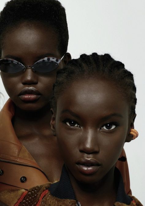 Adut Akech Photoshoot, Adut Akech Cornrows, Adut Akech Aesthetic, Adut Akech Runway, Anok Yai Aesthetic, Black Model Aesthetic, Black Supermodels, Anok Yai, Adut Akech