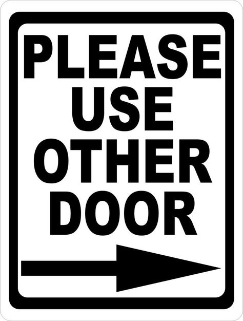 We design, print, make and fabricate “please use other door” sign in Tagum City, Panabo City, Davao City, Mawab, Pantukan, Nabunturan, Monkayo, Montevista, and other areas in the Davao Region. […] The post Please Use Other Door Sign – Tagum City appeared first on RB T-shirt, Tarpaulin Printing and Advertising. Please Use Other Door Sign Printable, Please Use Other Door Sign, Use Other Door Sign, Please Use Other Door, Out Of Office Sign, Davao Region, Quick Wedding, Left Arrow, No Entry