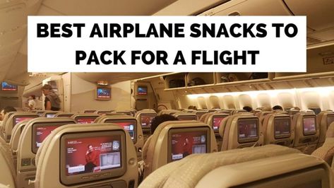 Best snacks to bring on a plane - Dave's Travel Pages Plane Snacks, Airplane Snacks, Airplane Carry On, Healthy Travel Snacks, Airplane Food, On Airplane, Plane Food, Best Airplane, Airline Food