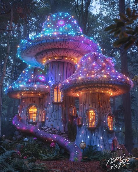 Giant mushroom houses 💖 #promptmadness2024 @nickocreates.ai 💖 #ai #aiart #aiartcommunity #aiartwork #midjourneyv6 #midjourney #midjourneyart #midjourneygallery #midjourneyai #midjourneycommunity #naturephotography #nature Mushroom Treehouse, Mushroom Houses, Fantasy Mushroom, Fantasy Cottage, Giant Mushroom, Mushroom Cottage, Mushroom Wallpaper, Mushroom House, Feel Safe