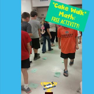 Math Free Activity Idea: Cake Walk! Teaching Decimals, Classroom Hacks, Teaching 5th Grade, Fifth Grade Math, Math Help, Cake Walk, 5th Grade Classroom, Free Math, Free Activities