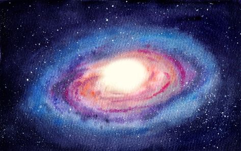 Spray Paint Artwork, Galaxy Drawings, Sky Art Painting, Watercolor Galaxy, Spiral Galaxy, Space Painting, Galaxy Pictures, Diy Watercolor Painting, Watercolor Projects