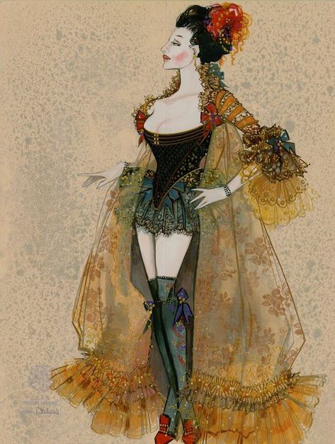 Costume Design Sketch, Saloon Girls, Hollywood Costume, Theatre Costumes, Ballet Costumes, Historical Costume, Fashion Costume, Fashion Plates, Cool Costumes