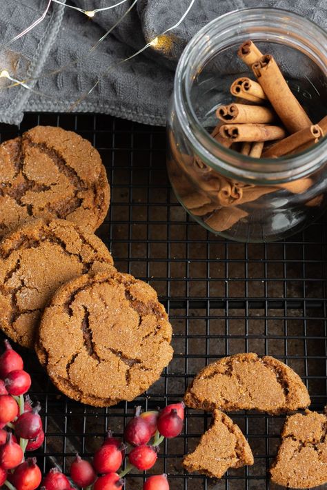 Ina Garten Ginger Snap Cookies  - Ina Garten Eats Ginger Snap Cookies Recipe, Ginger Snaps Recipe, Crispy Cookies, Alton Brown, Candied Ginger, Ginger Snap Cookies, Ginger Snap, Chewy Cookie, Ginger Snaps