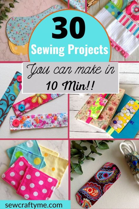 Easy Items To Sew And Sell, Sewing Machine Crafts For Beginners, Sew Crafty Me, Learn To Sew Beginner Step By Step, Sewing Must Haves For Beginners, Easy Sewing Crafts For Kids, Easy Sewing Crafts For Beginners, Quick And Easy Sewing Gifts, Simple Sewing Christmas Gifts